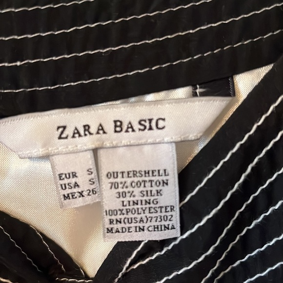 ZARA Pretty silk dress Sz Small - Picture 2 of 8